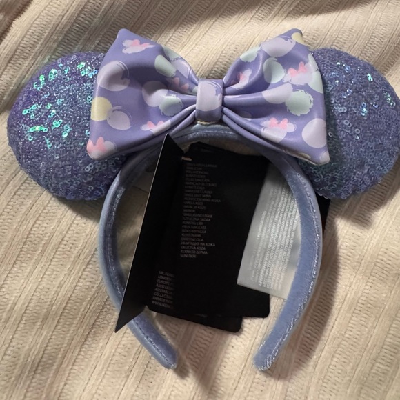 Loungefly Accessories - Minnie Mouse Exclusive Iridescent All-Over Print Sequin Ear Mini Backpack & Ears